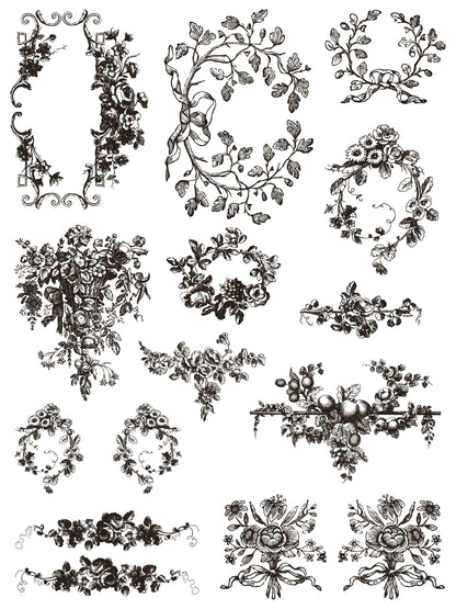 Iron Orchid Designs - Delft Traditions Noir Paint Inlay