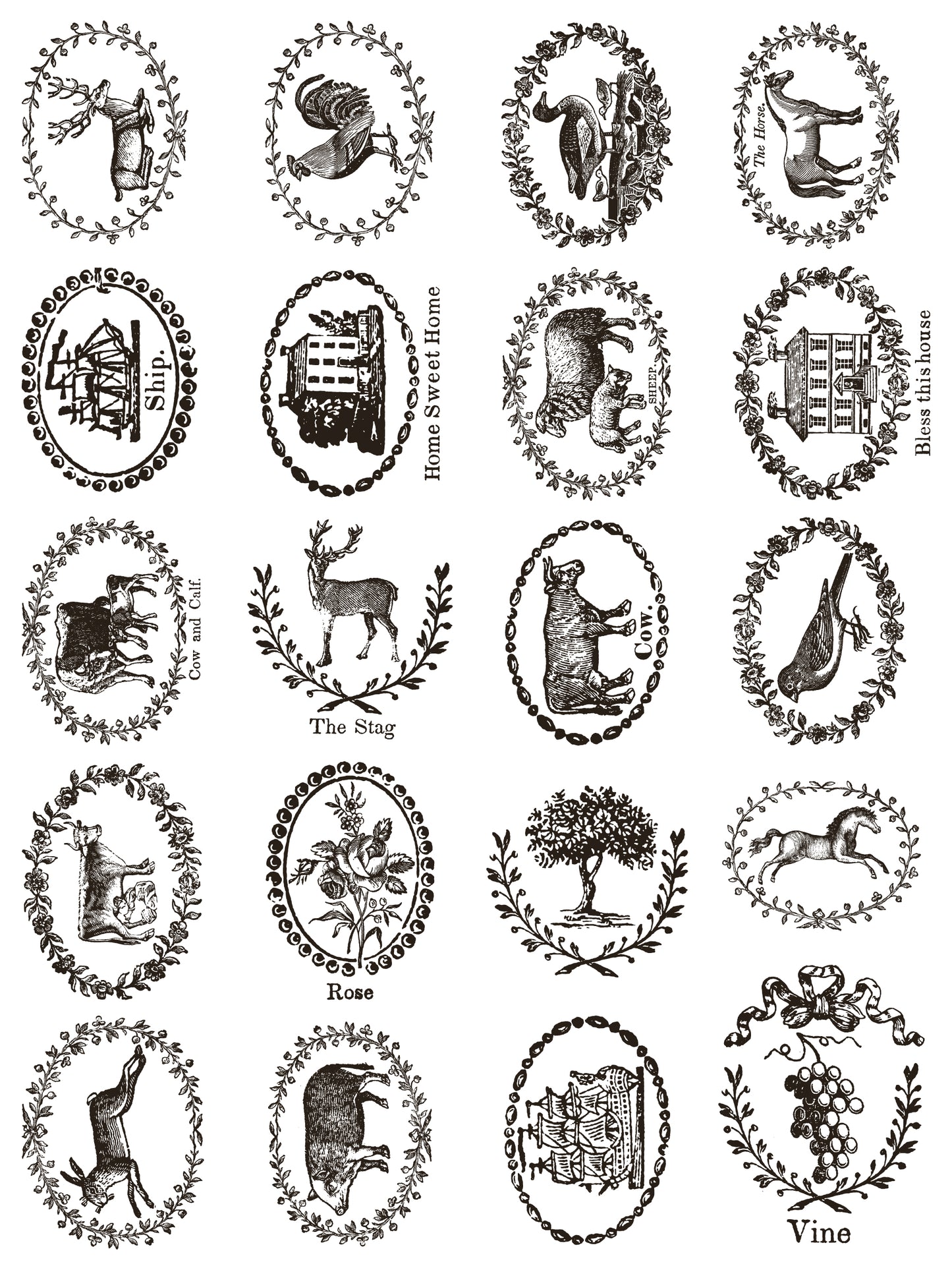 Iron Orchid Designs - Delft Traditions Noir Paint Inlay