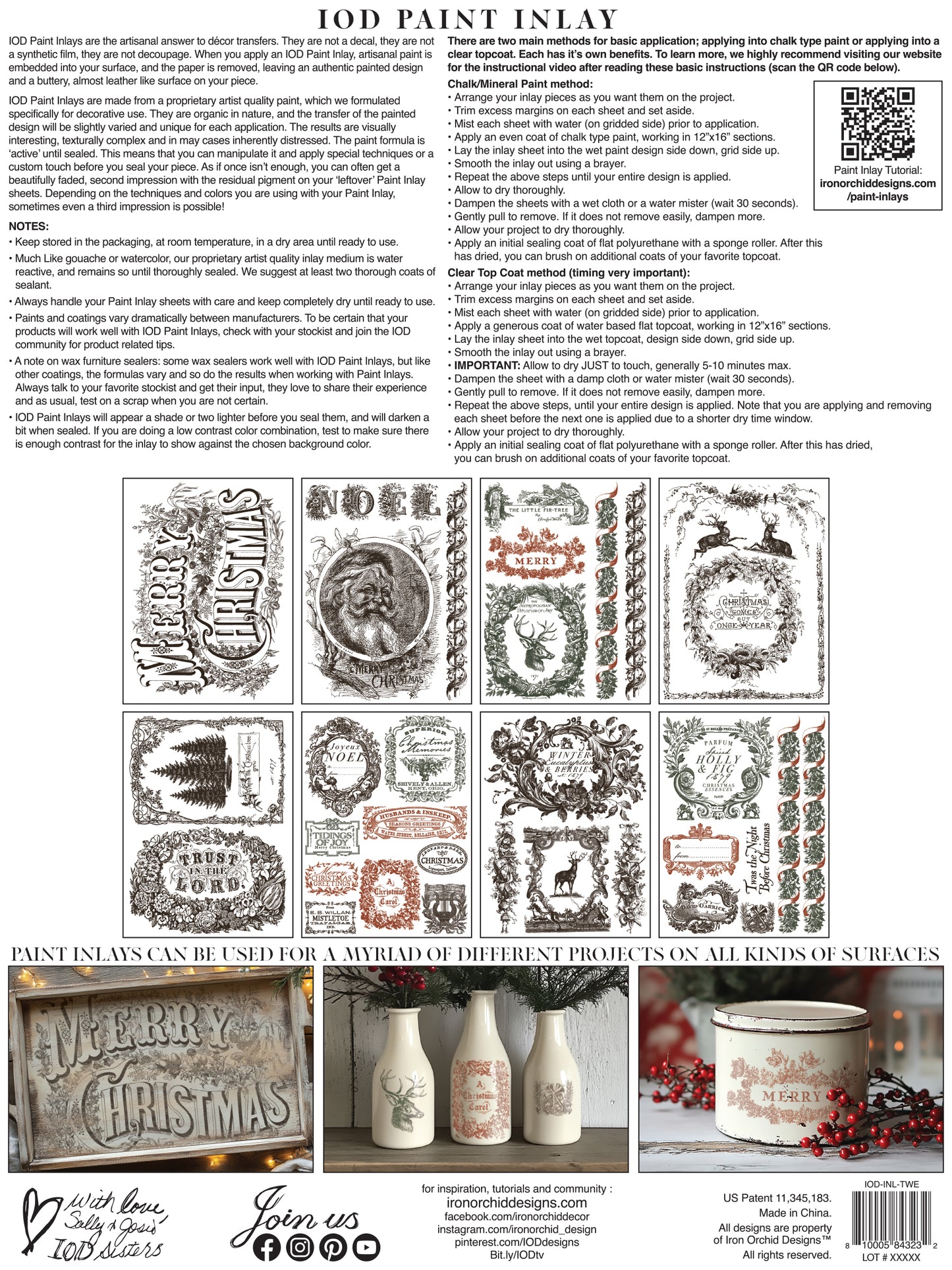 Iron Orchid Designs - Twelfth Night Paint Inlay