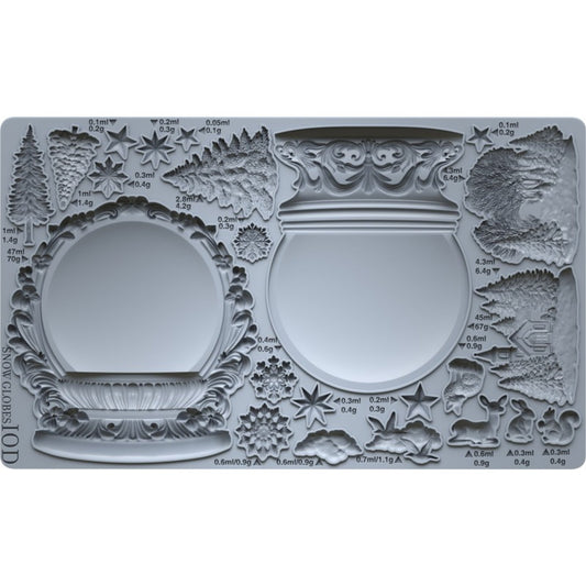 Iron Orchid Designs - Snow Globes Decor Mould
