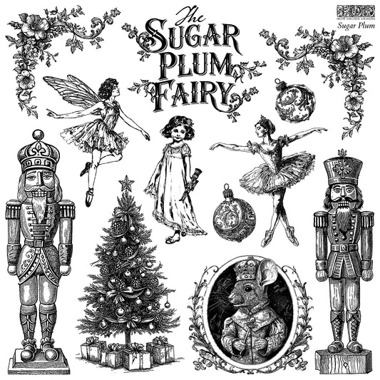 Iron Orchid Designs - Sugar Plum Decor Stamp