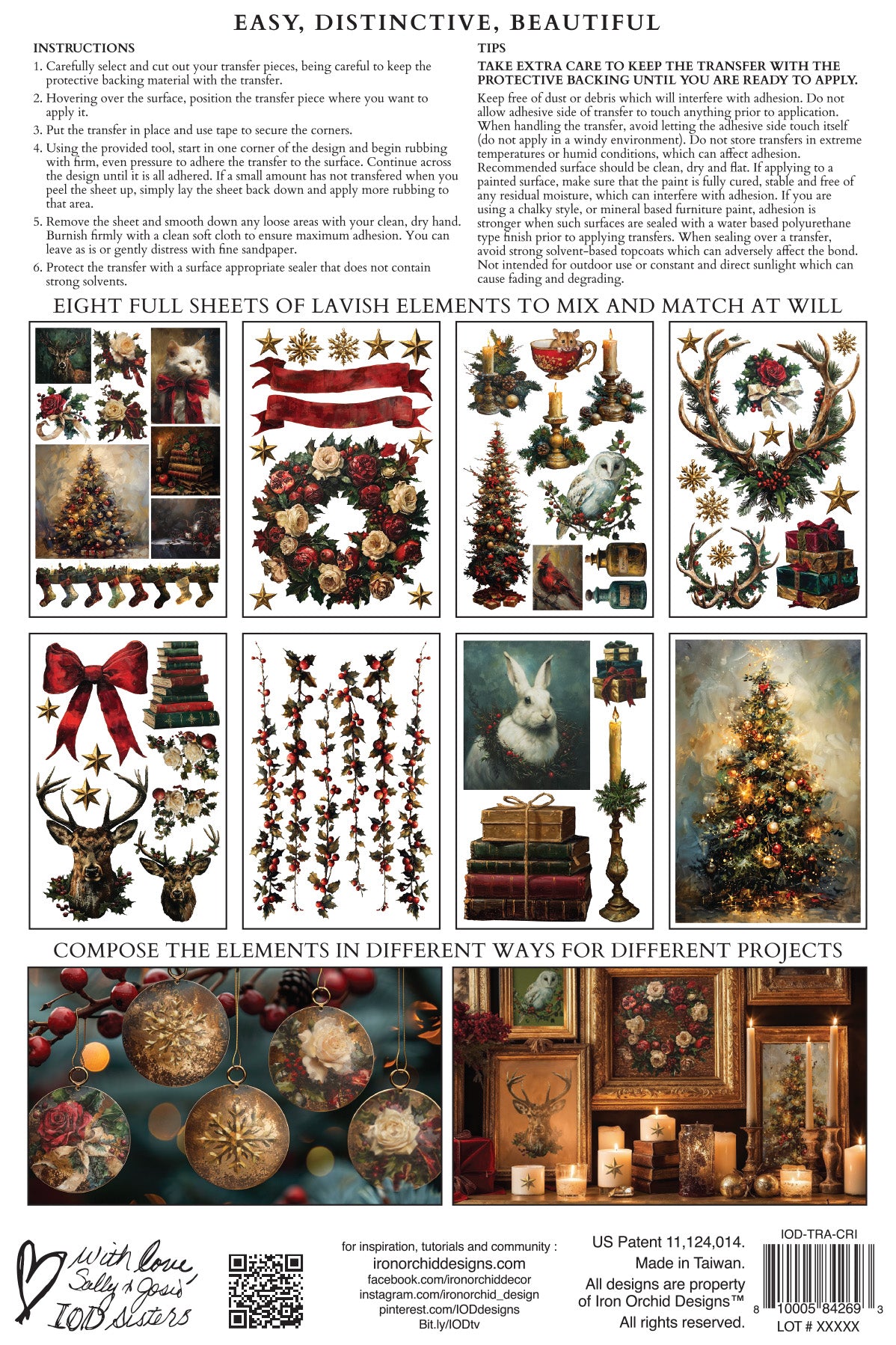 Iron Orchid Designs - Crimson Velvet Decor Transfer Pad