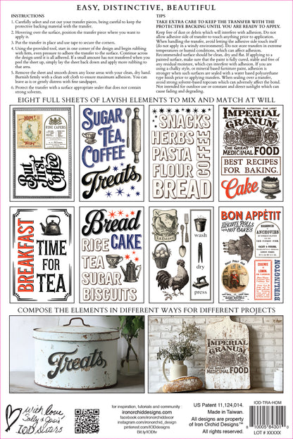 Iron Orchid Designs - Home Sweet Home Decor Transfer Pad