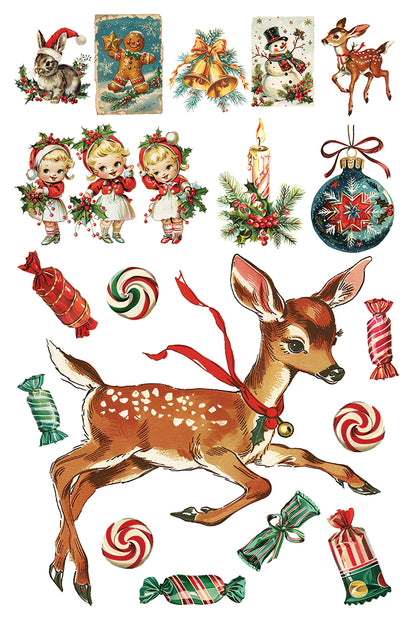Iron Orchid Designs - Kitschy Christmas Decor Transfer Pad
