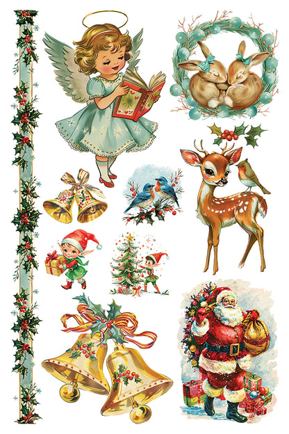 Iron Orchid Designs - Kitschy Christmas Decor Transfer Pad
