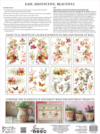 Iron Orchid Designs - Saint Germain Decor Transfer Pad