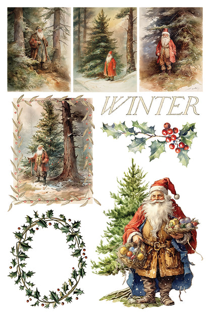 Iron Orchid Designs - Santas Hollow Decor Transfer Pad