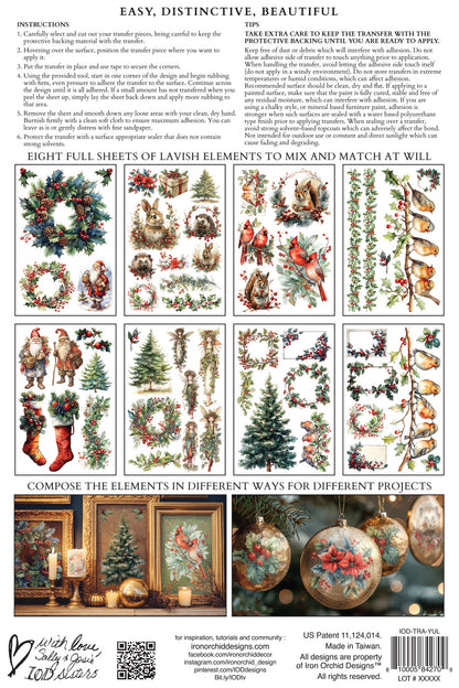 Iron Orchid Designs - Yuletide Decor Transfer Pad