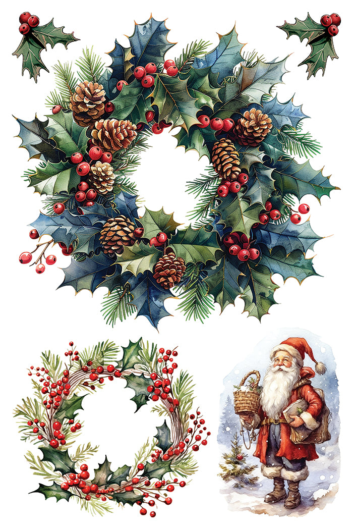 Iron Orchid Designs - Yuletide Decor Transfer Pad