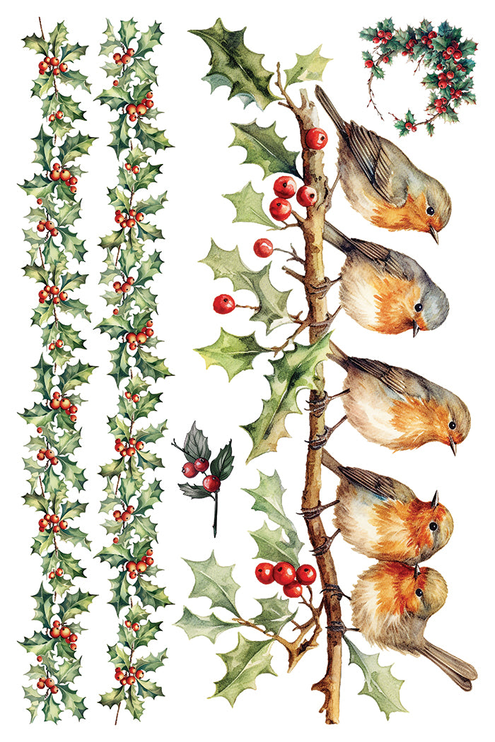 Iron Orchid Designs - Yuletide Decor Transfer Pad