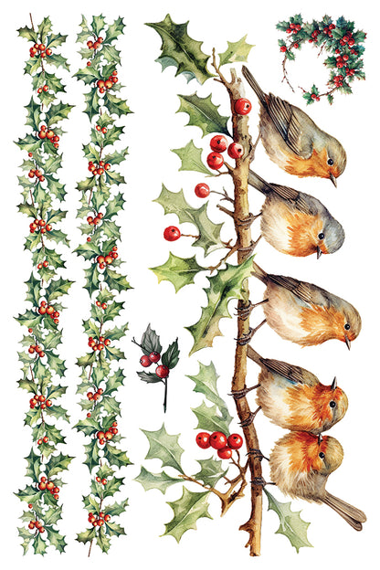 Iron Orchid Designs - Yuletide Decor Transfer Pad