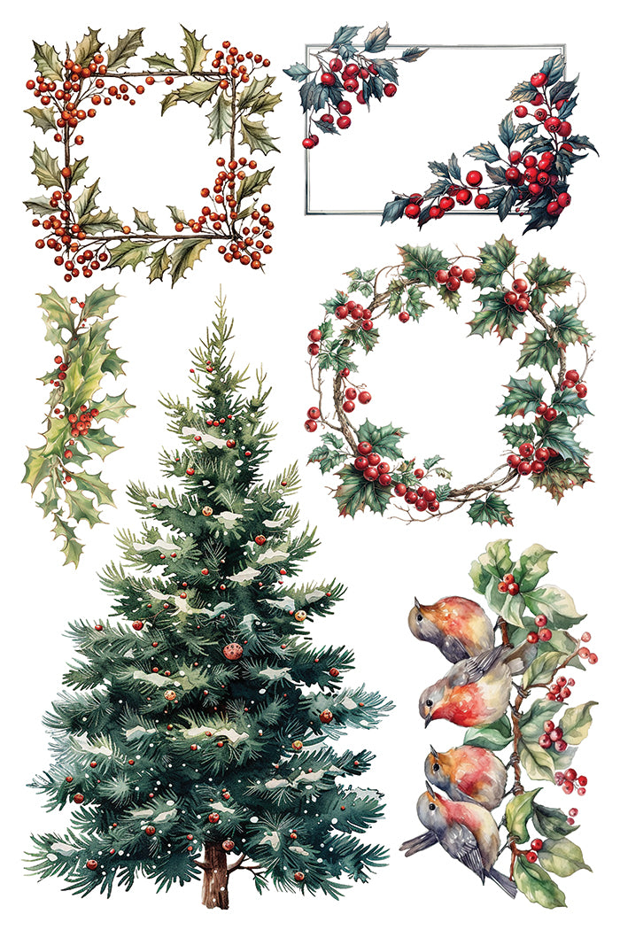 Iron Orchid Designs - Yuletide Decor Transfer Pad