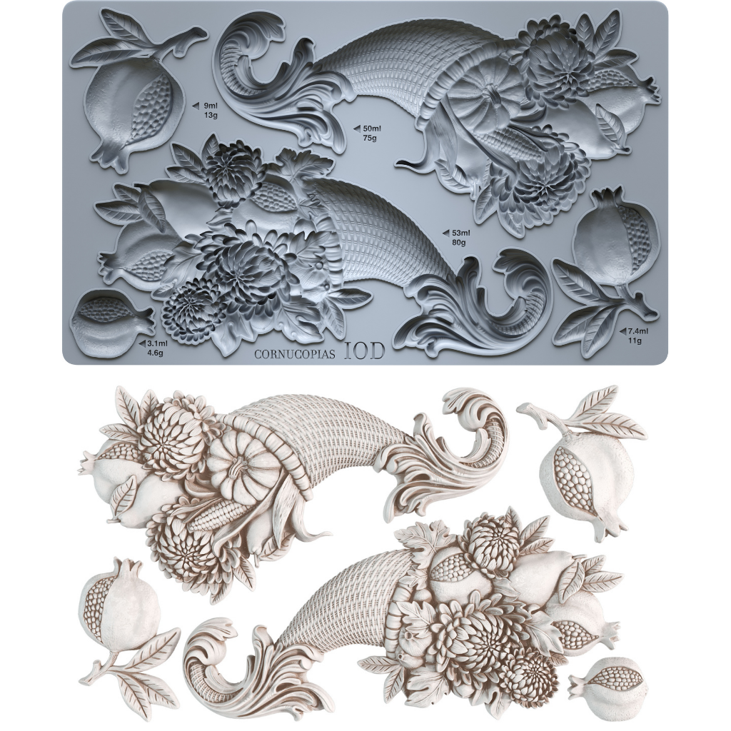 Iron Orchid Designs - Cornucopias Decor Mould