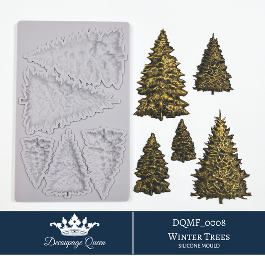 Decoupage Queen - Mould - Winter Trees