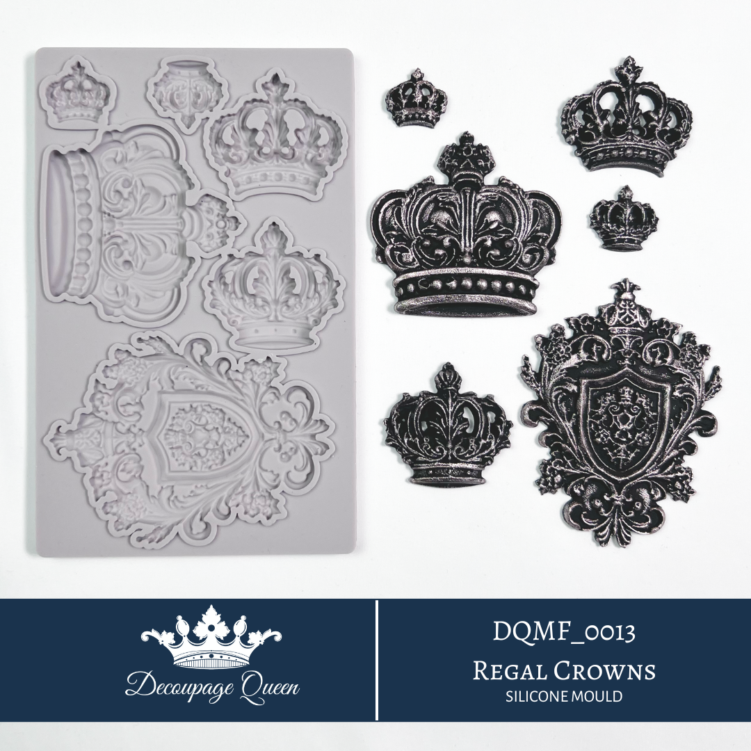 Decoupage Queen - Mould - Regal Crowns