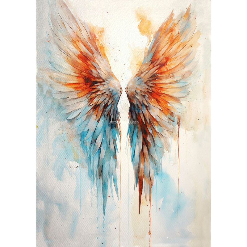 Decoupage Queen - Andy Skinner - Watercolor Wings II – Rustic River Home