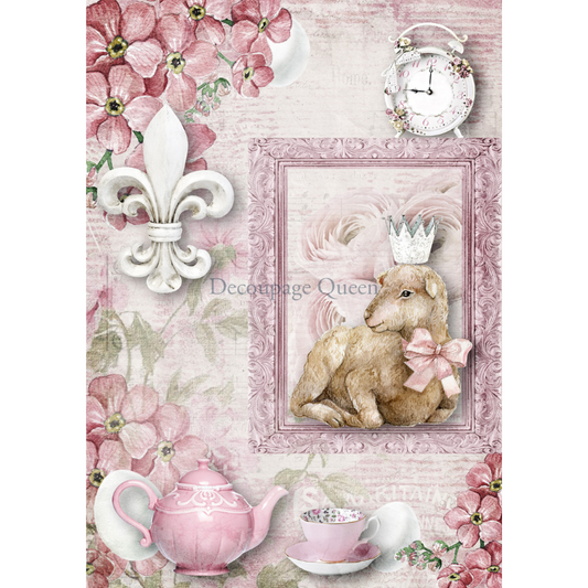 Decoupage Queen - Easter Lamb Decoupage Paper