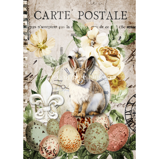 Decoupage Queen - Easter Postcard