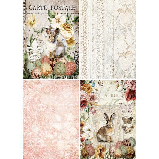 Decoupage Queen - Vintage Easter Four Pack