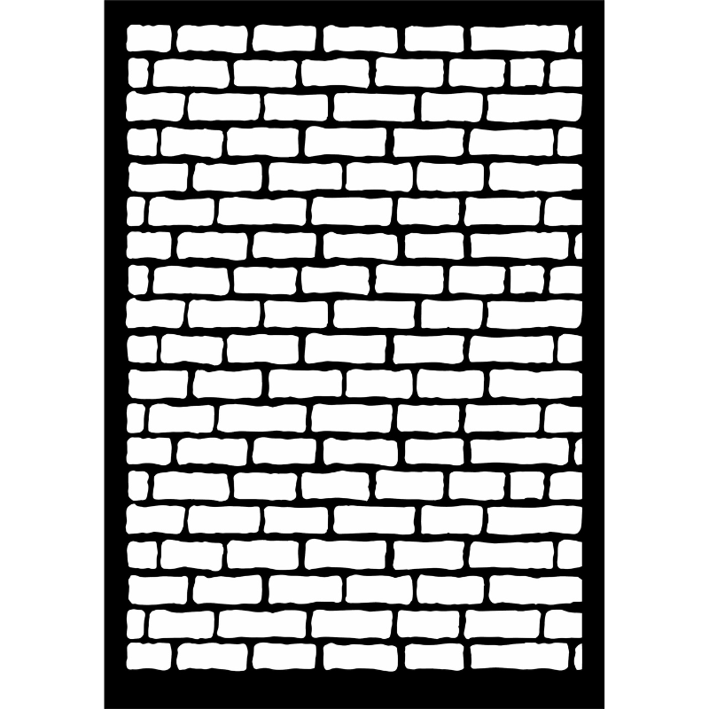 Decoupage Queen Stencils - Brick Wall