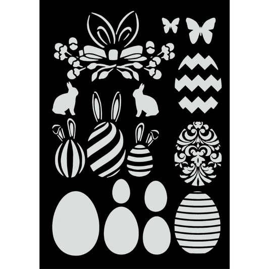 Decoupage Queen Stencils - Easter Bundle