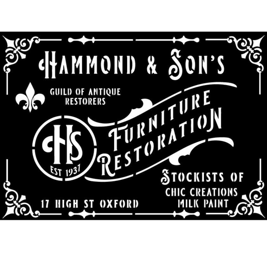 Decoupage Queen Stencils - Hammonds Furniture