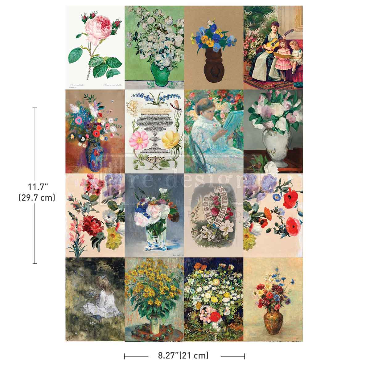 Redesign Decor Transfer - A4 - Floral Ambiance