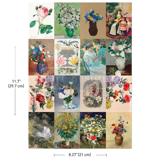Redesign Decor Transfer - A4 - Floral Ambiance