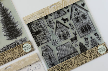 Iron Orchid Designs - Gingerbread Lane Decor Stamp