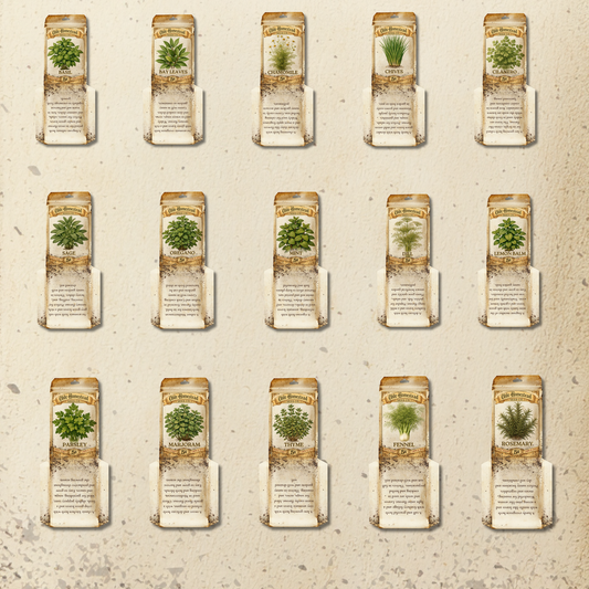 BBD Printable - Vintage Herbs Seed Packets
