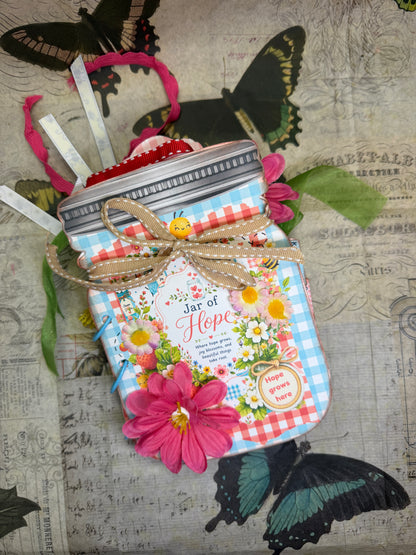 Jar of Hope Printed Junk Journal Kit