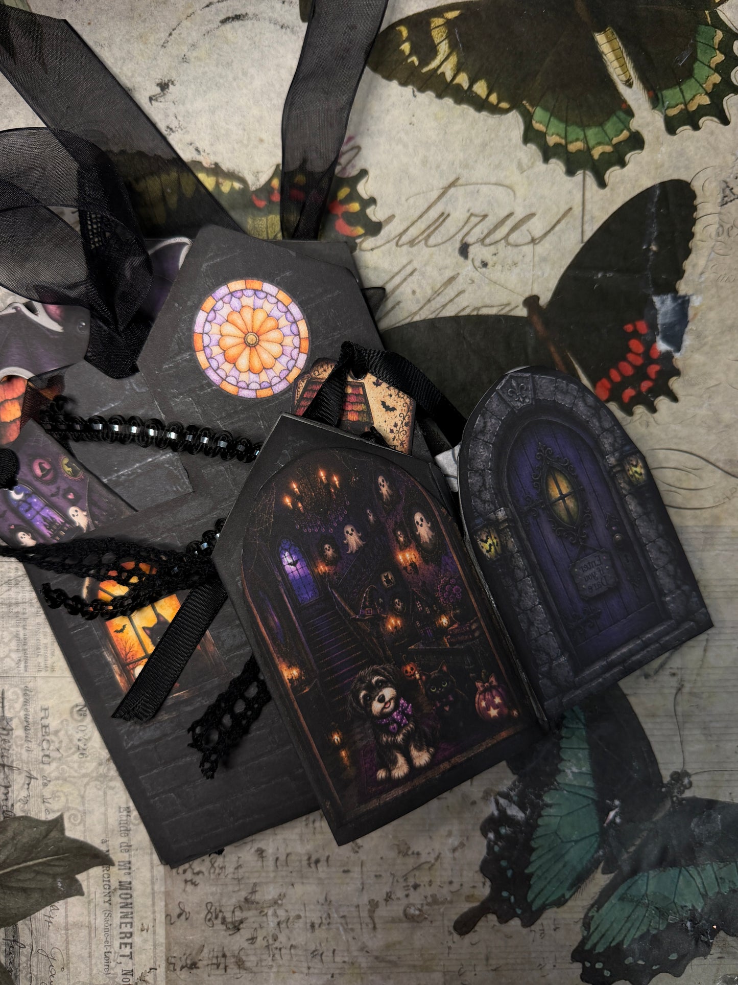 Howl-O-Ween Manor Printed Junk Journal Kit