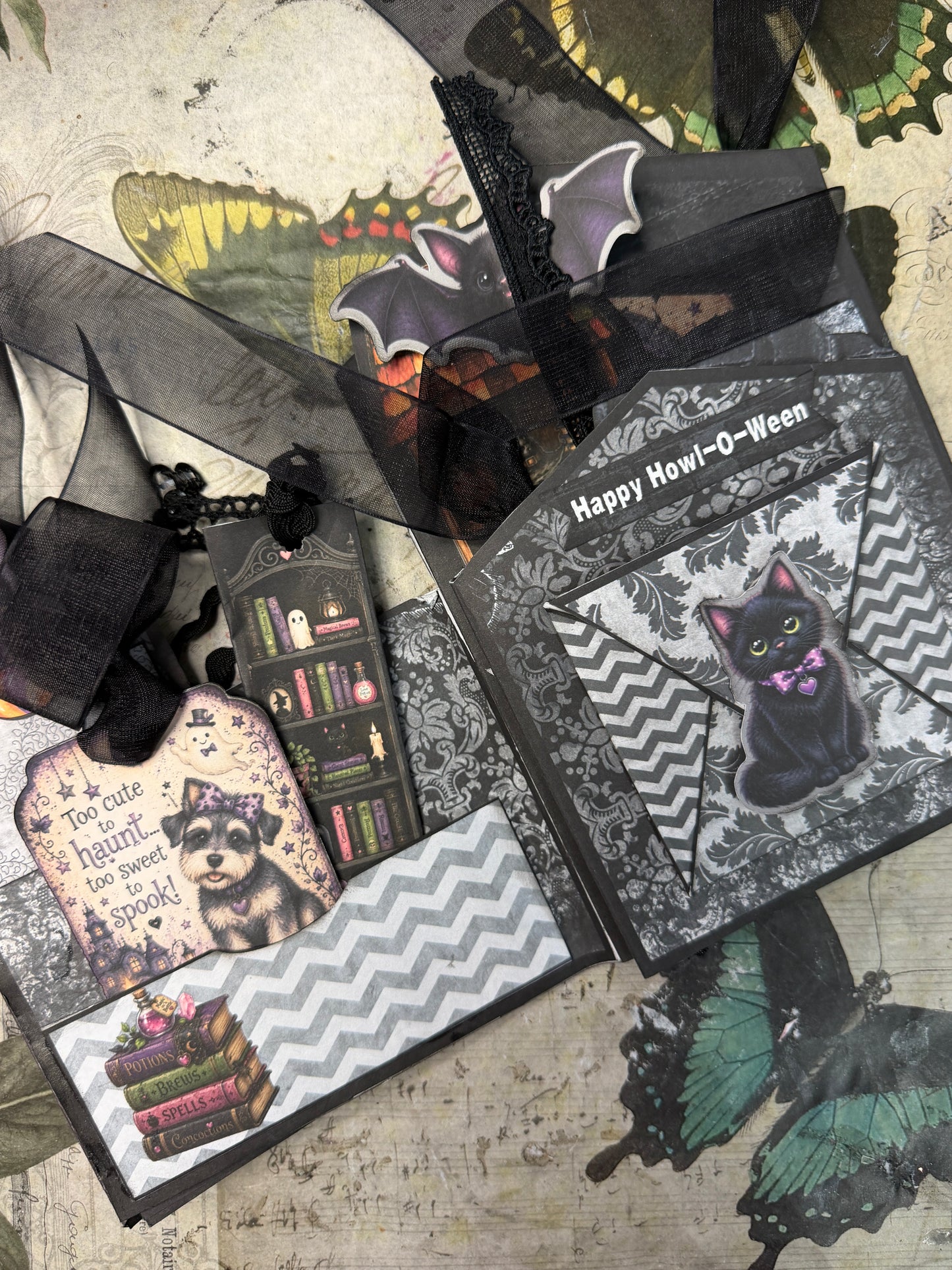 Howl-O-Ween Manor Printed Junk Journal Kit