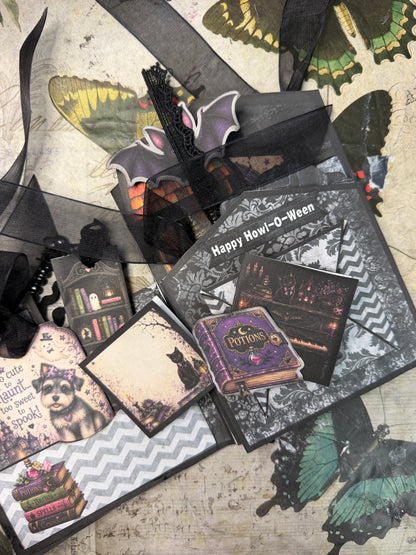 Howl-O-Ween Manor Printed Junk Journal Kit