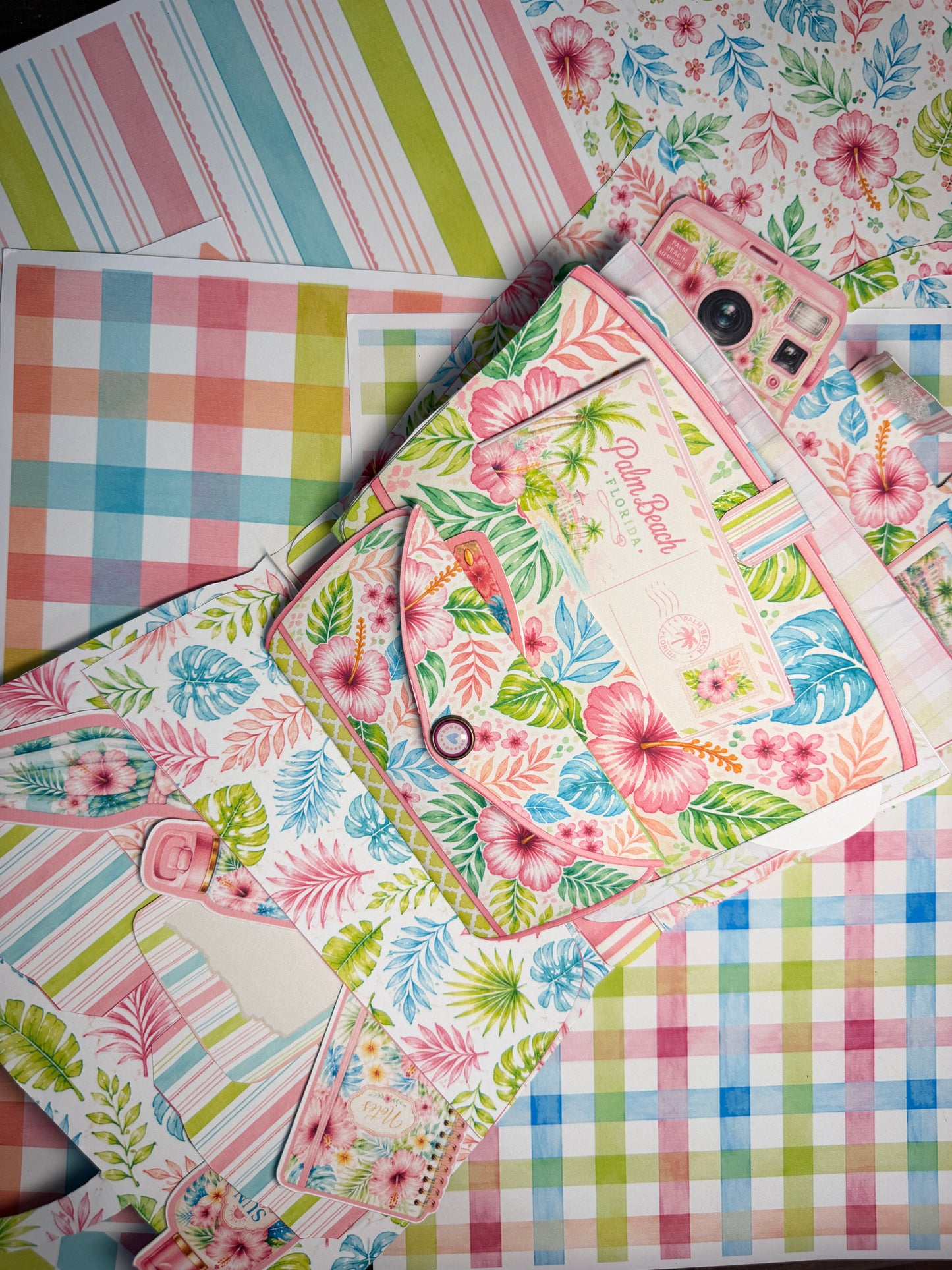 Sandy Toes & Salty Kisses Printed Folio Kit