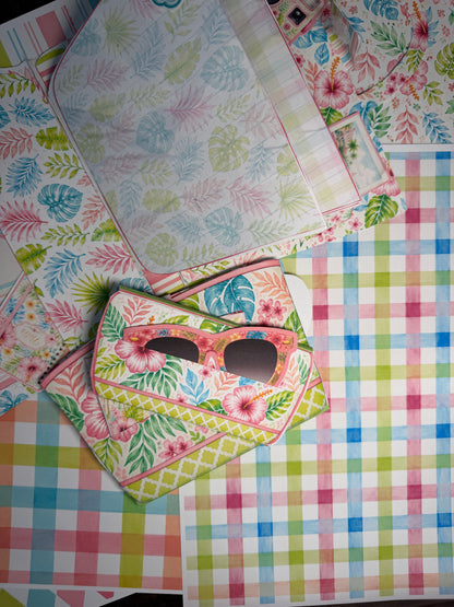 Sandy Toes & Salty Kisses Printed Folio Kit
