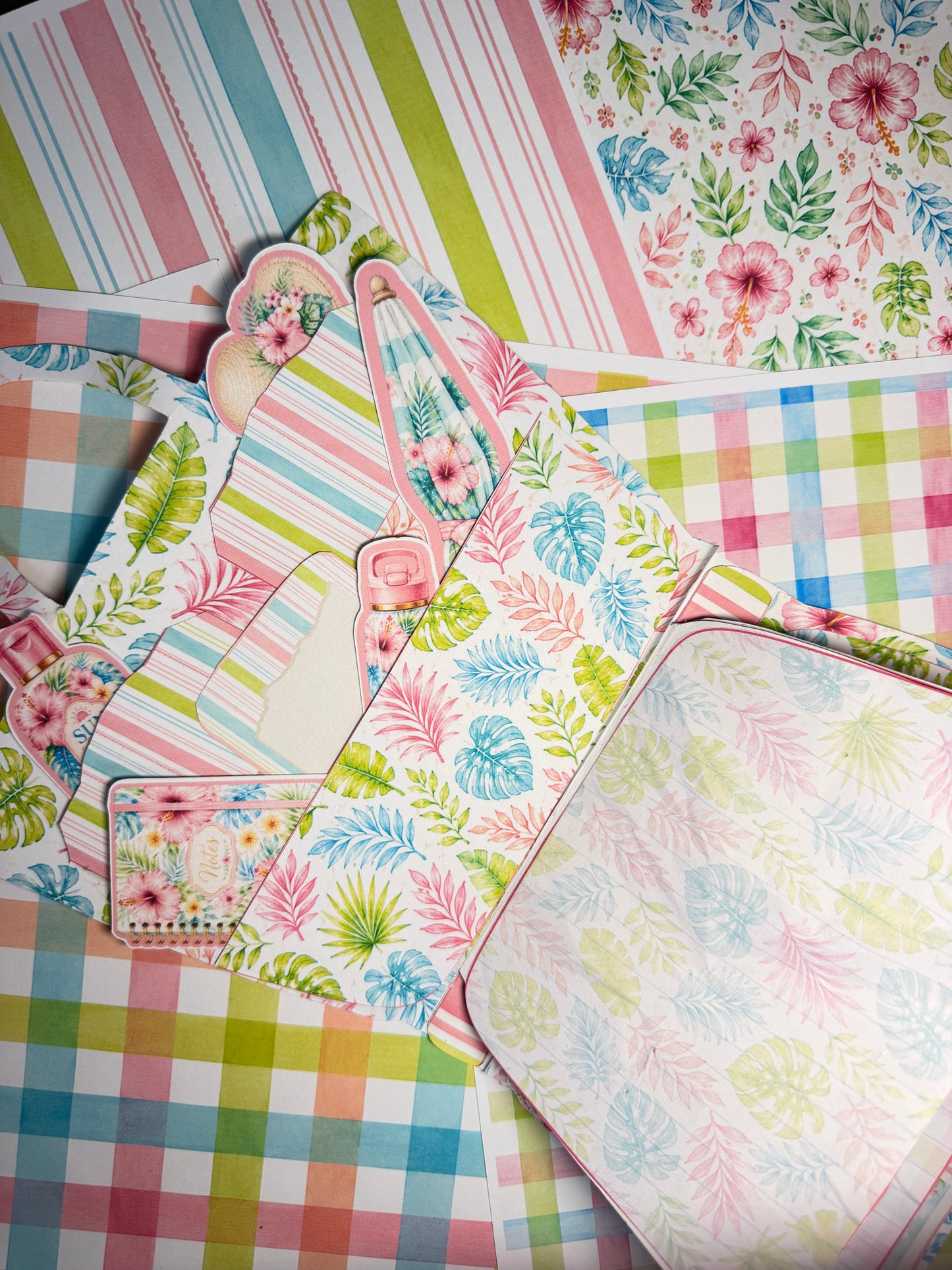 Sandy Toes & Salty Kisses Printed Folio Kit