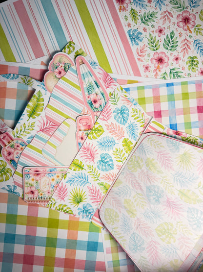 Sandy Toes & Salty Kisses Printed Folio Kit
