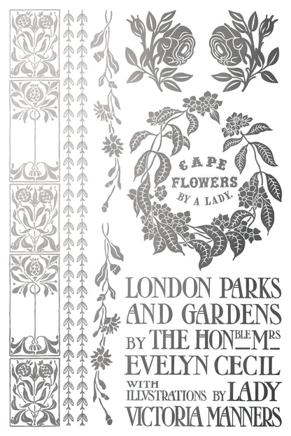 Iron Orchid Designs - Gilded Foil - Athenaeum Transfer Pad