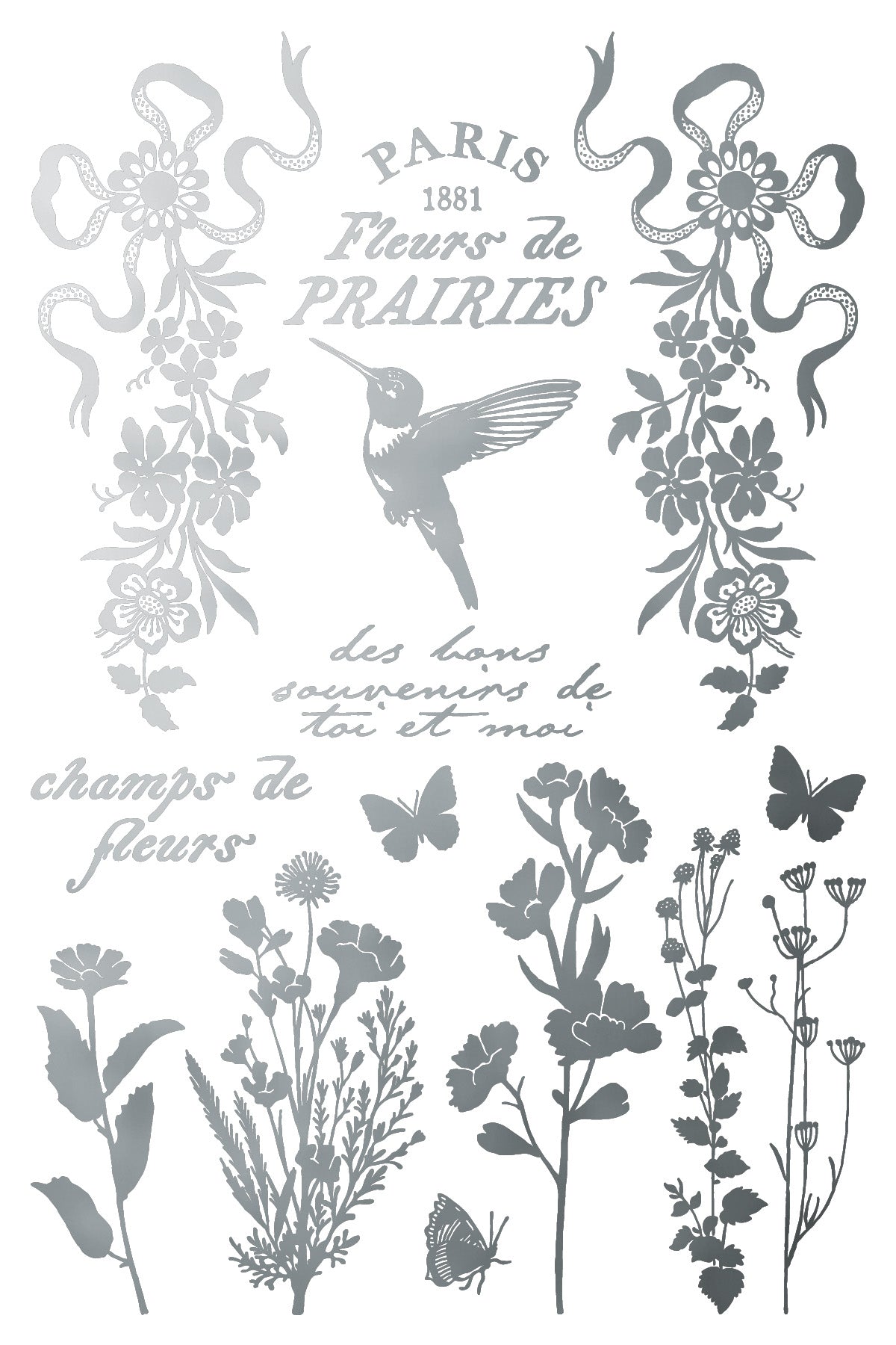 Iron Orchid Designs -  Papillon Foil Transfer Pad