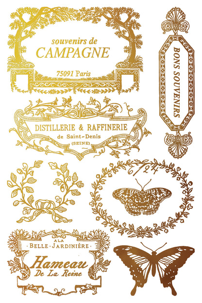 Iron Orchid Designs -  Papillon Foil Transfer Pad