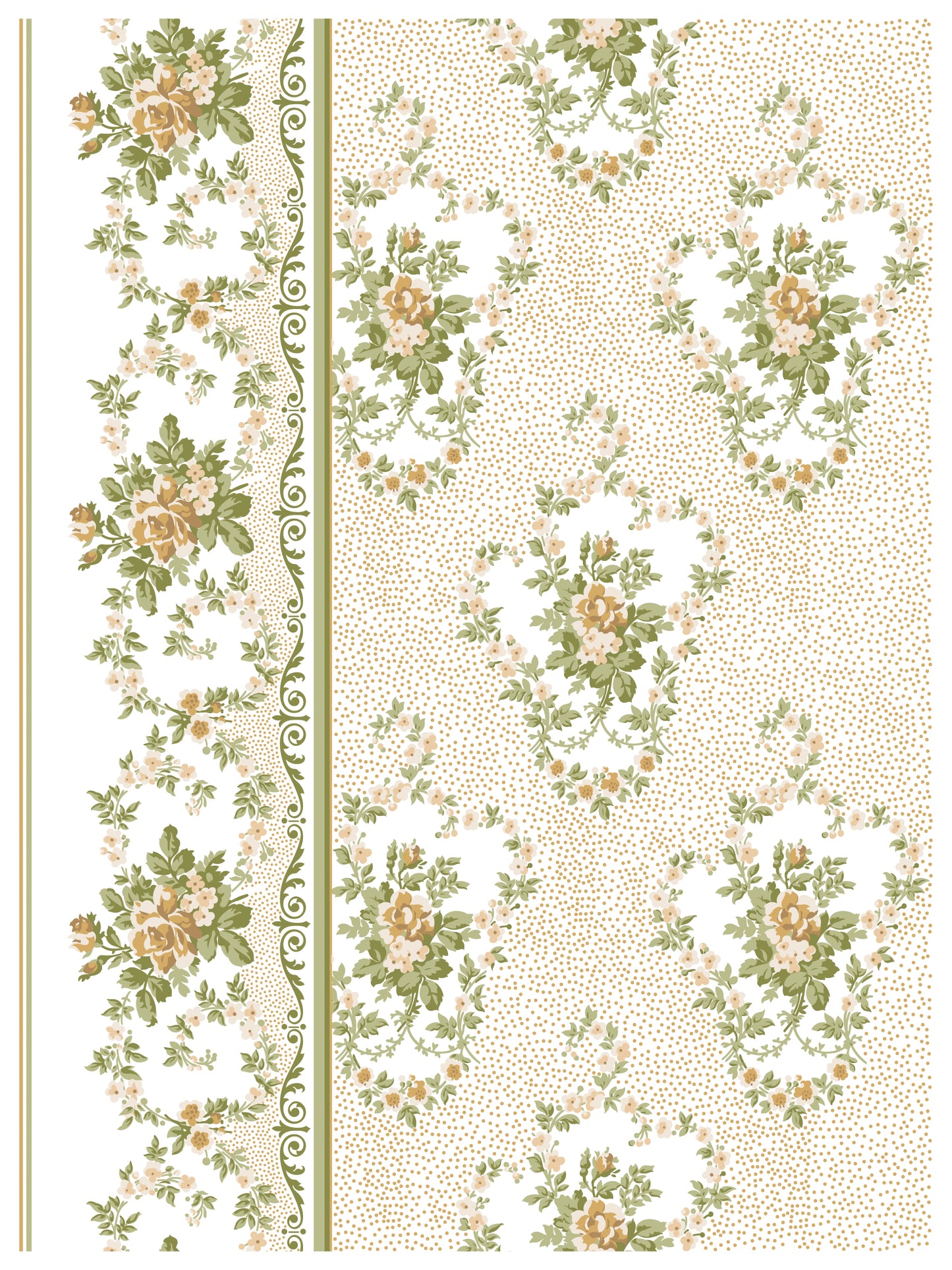 Iron Orchid Designs - Alfred Peats & Co Paint Inlay