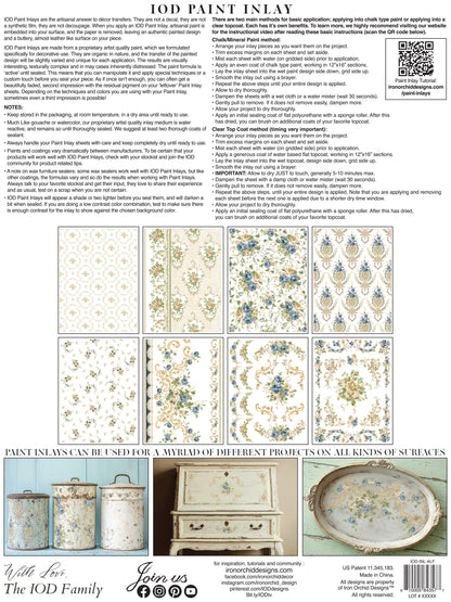 Iron Orchid Designs - Alfred Peats & Co Paint Inlay