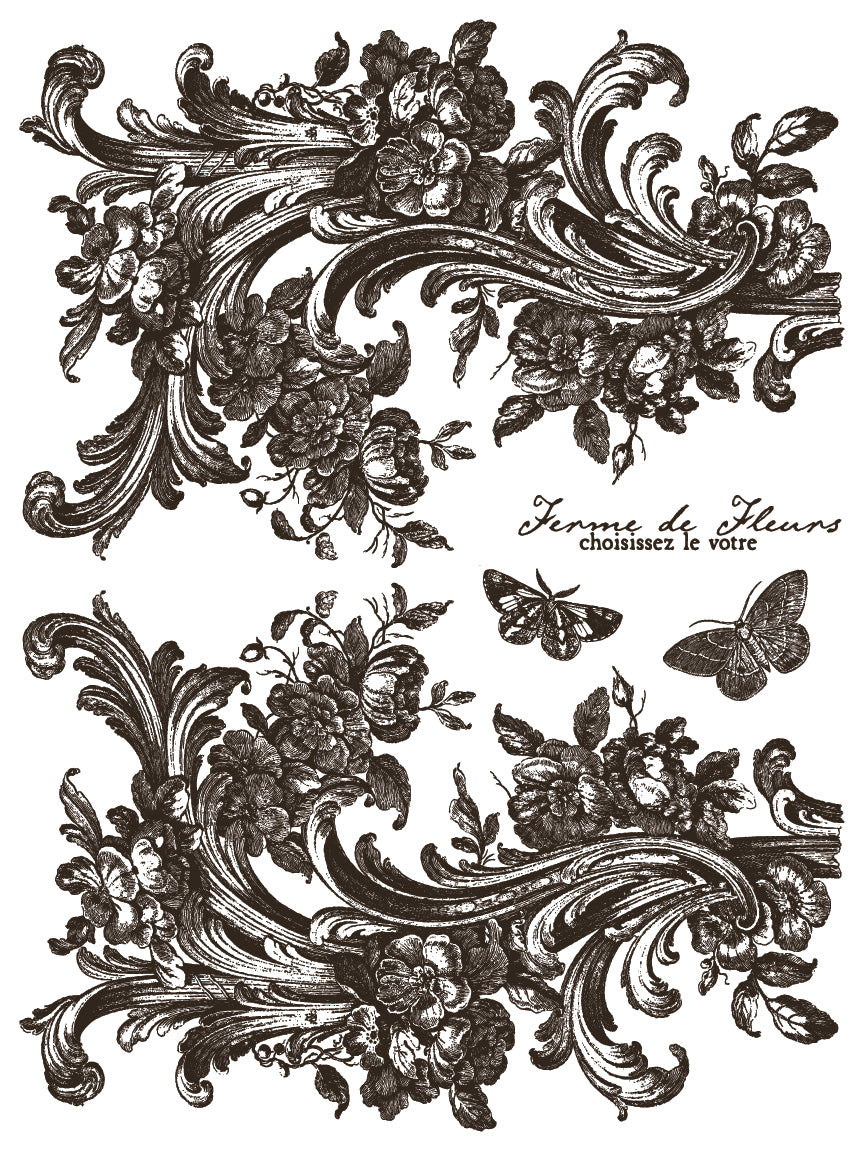 Iron Orchid Designs - Hameau de la Reine Paint Inlay