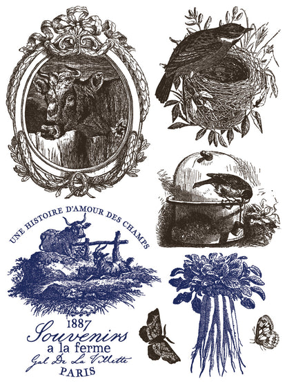 Iron Orchid Designs - Hameau de la Reine Paint Inlay