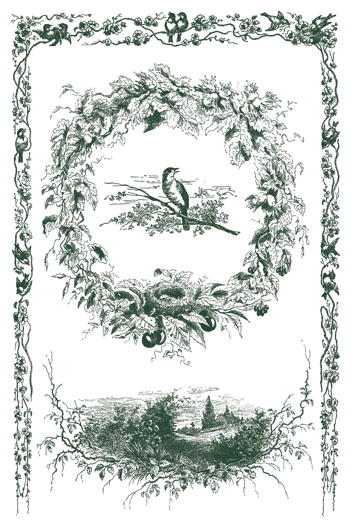 Iron Orchid Designs - Little Lark Paint Inlay