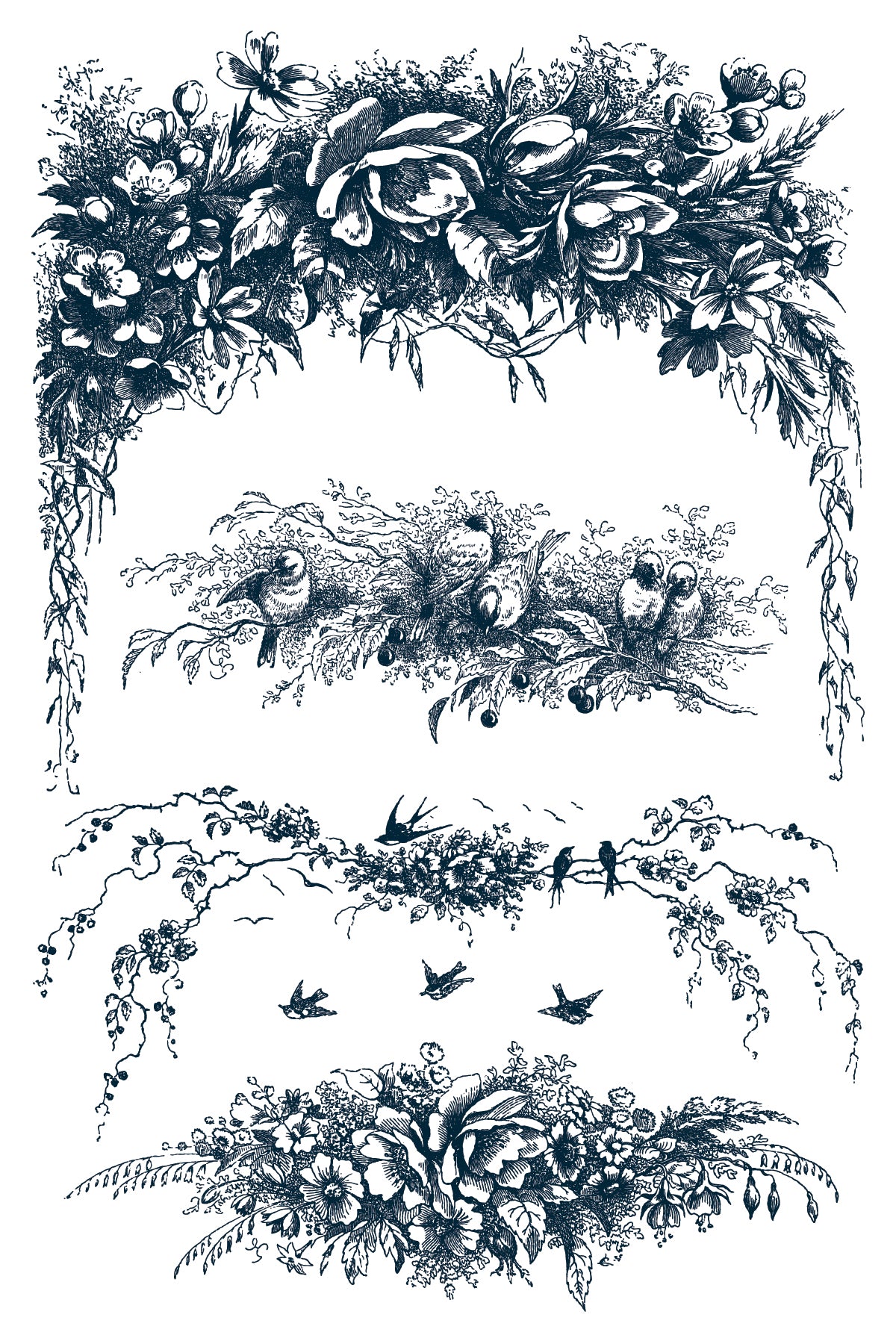 Iron Orchid Designs - Little Lark Paint Inlay