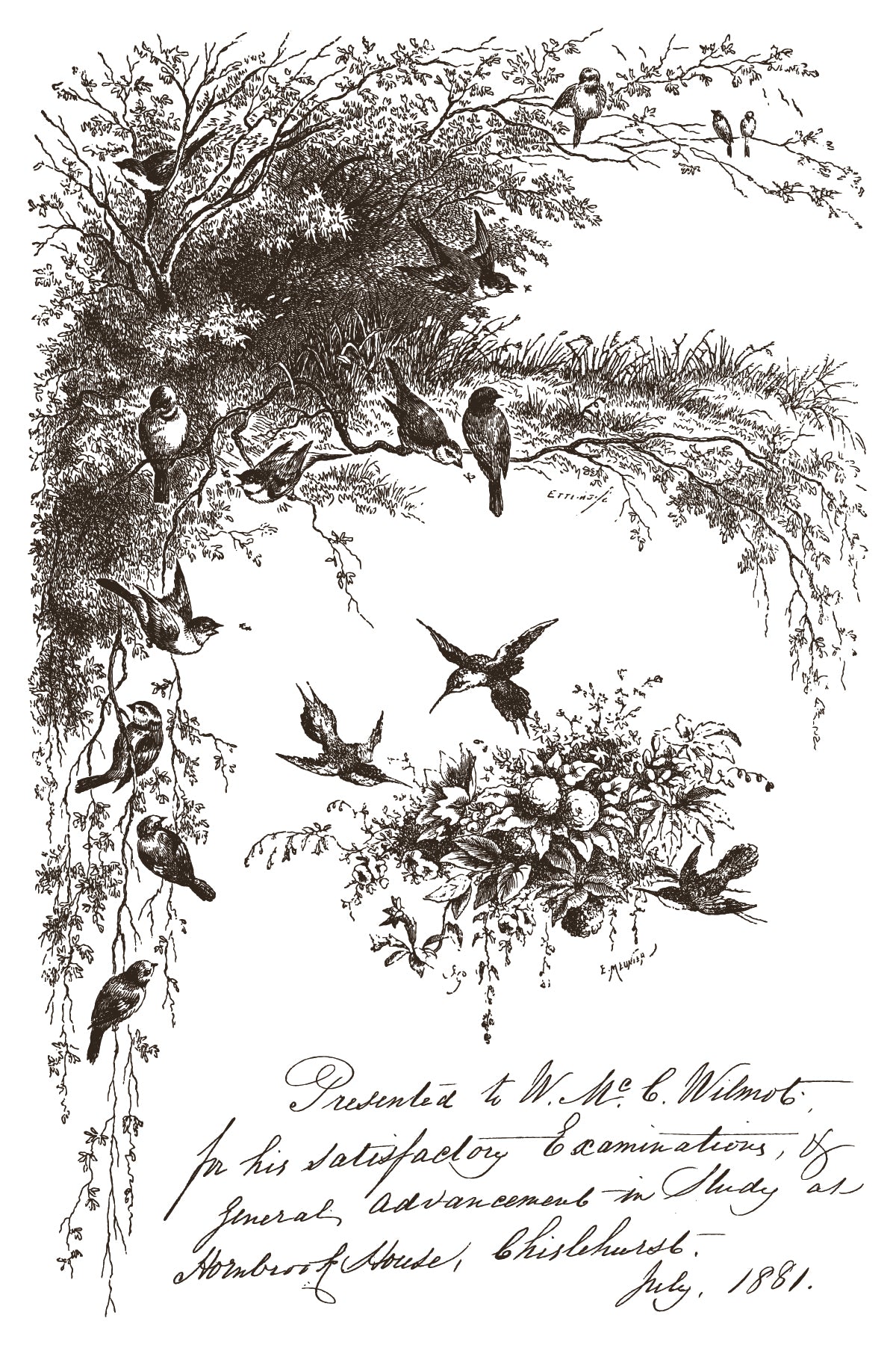 Iron Orchid Designs - Little Lark Paint Inlay