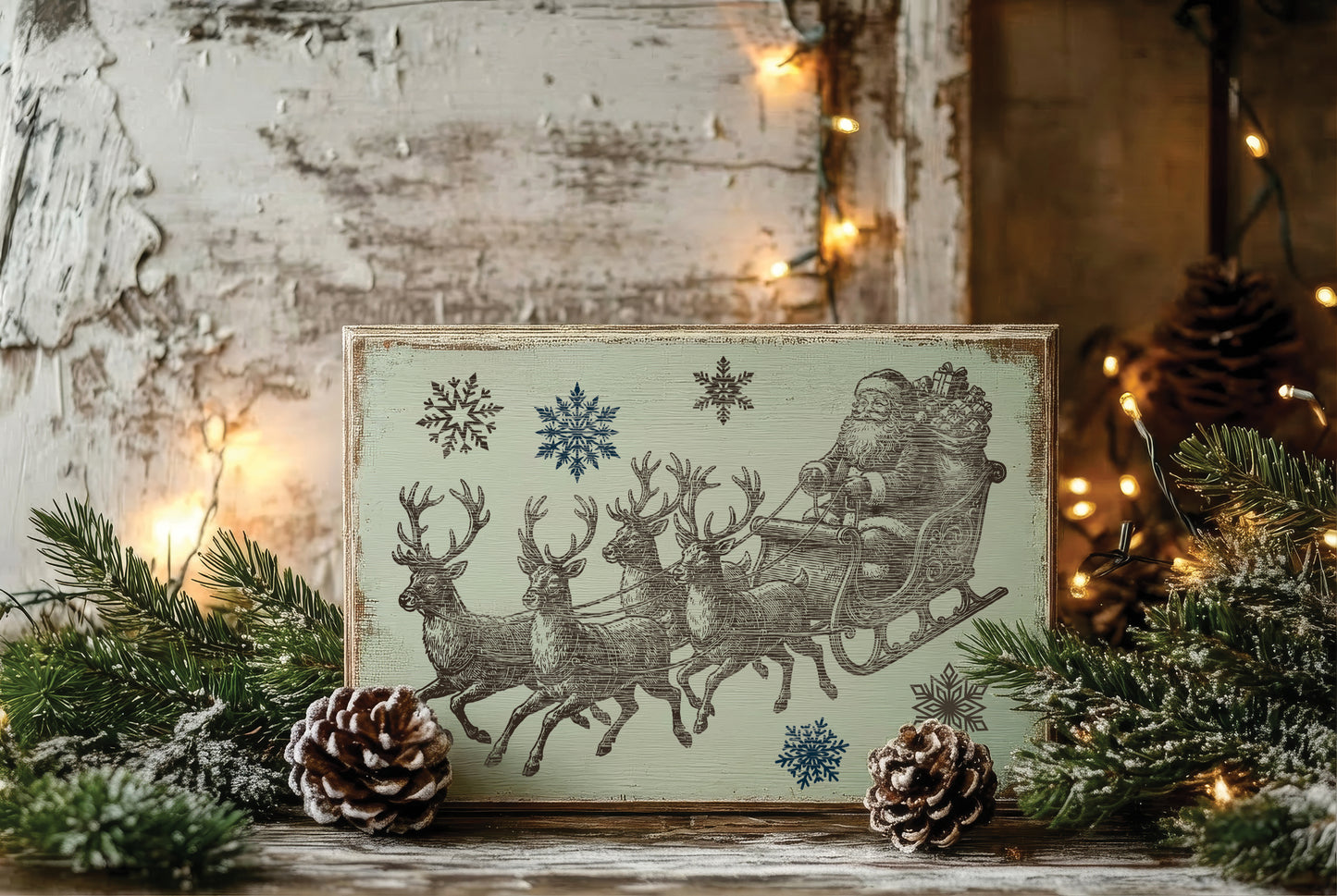 Iron Orchid Designs - The North Pole Co Paint Inlay
