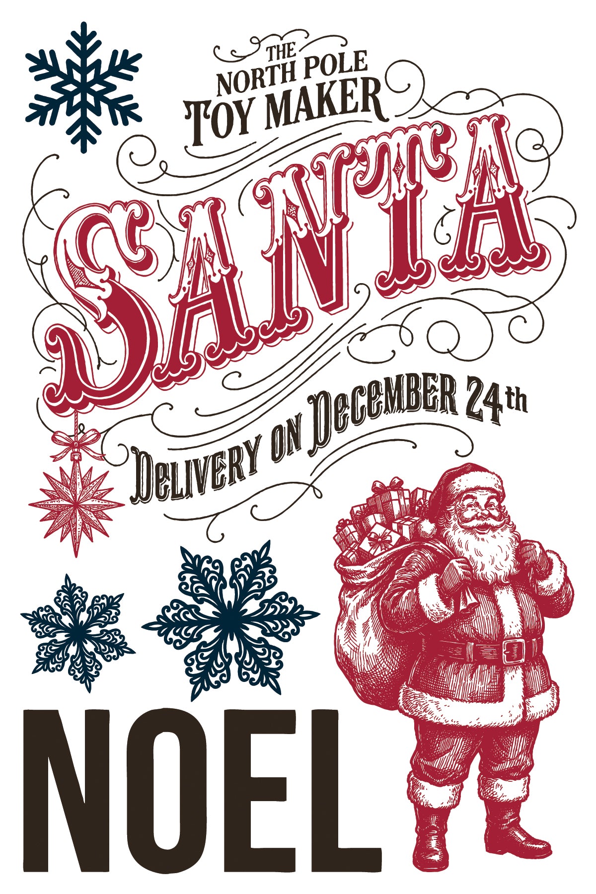 Iron Orchid Designs - The North Pole Co Paint Inlay